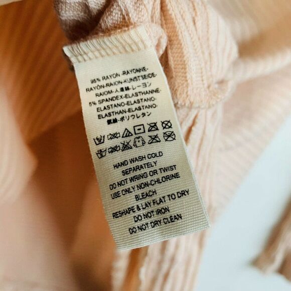 FREE PEOPLE Lover Rib Split Back Pullover Top - Picture 3 of 5